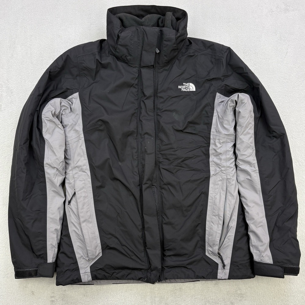 North Face Jacket Womens Medium Black HyVent 3-in-1 Removable Liner Waterproof